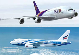Bangkok airways & Thai Airways